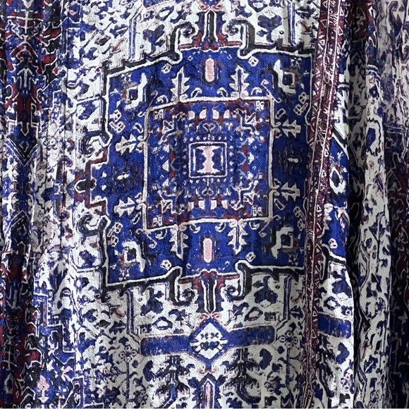 Joie 100% Silk Cover Up Women’s Size Large Multicolor Oversized Swim - Picture 10 of 10